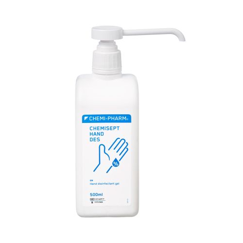 CHEMIPHARM CHEMISEPT HAND DES GEEL KÄTELE 500ML PUMBAGA