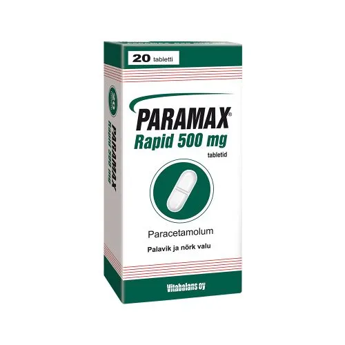 PARAMAX RAPID TBL 500MG N20