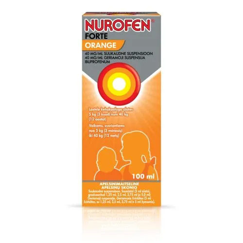 NUROFEN FORTE ORANGE SUUKAUDNE SUSP 40MG/ML 100ML