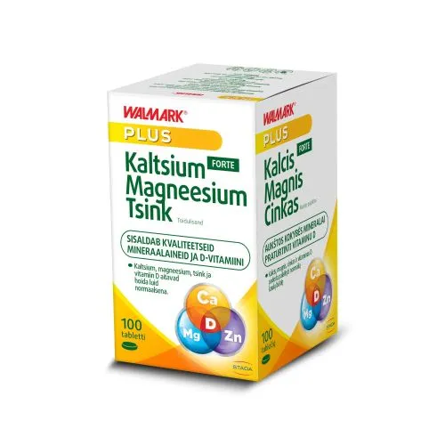 WALMARK KALTSIUM MAGNEESIUM TSINK FORTE TBL N100