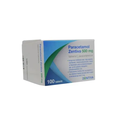 PARACETAMOL ZENTIVA TBL 500MG N100