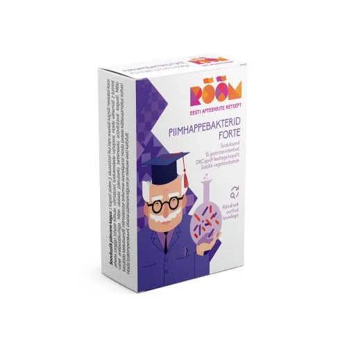 RÕÕM PIIMHAPPEBAKTERID FORTE KAPSLID N15