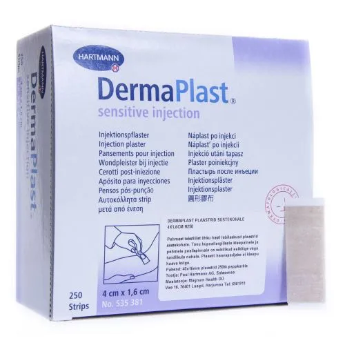 DERMAPLAST PLAASTRID SÜSTEKOHALE 4X1,6CM N250