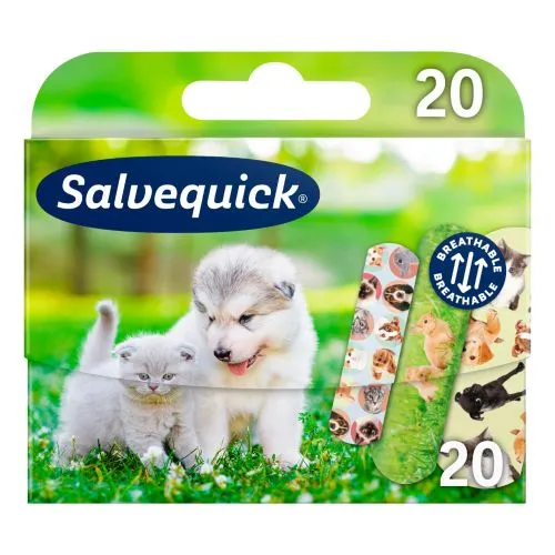 SALVEQUICK PLAASTER LASTELE ANIMAL PLANET N20