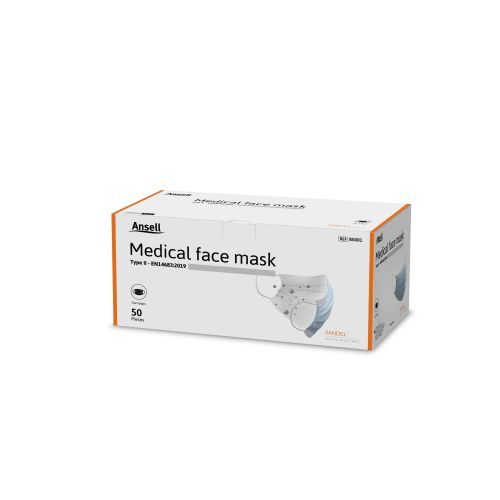 MASK MEDITSIINILINE ANSELL SININE TÜÜP II N50