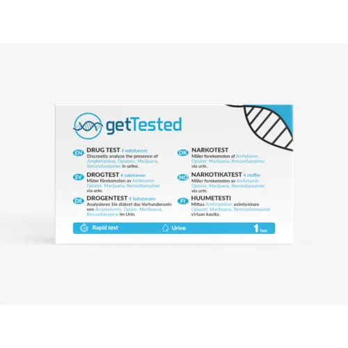 GETTESTED KIIRTEST NARKOJOOBE TUVASTAMISEKS 4 AINELE URIINIST N1
