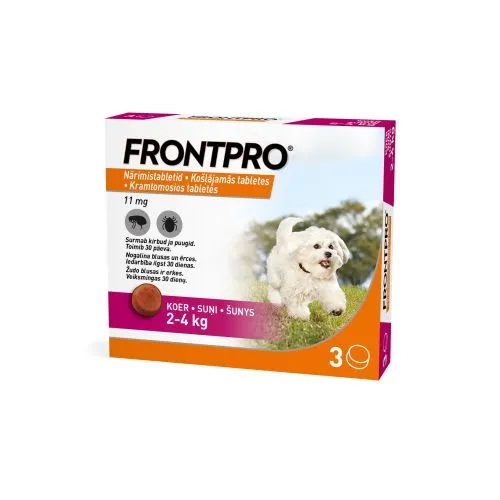 FRONTPRO NÄRIMISTABLETT 11MG N3 (2-4KG)
