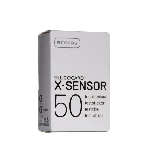 GLUCOCARD X-SENSOR TESTRIBAD N50
