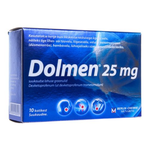 DOLMEN SUUKAUDSE LAH GRAN 25MG N10