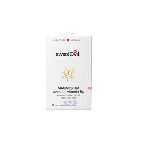 SWISSOVIT MAGNEESIUM MALATE +B6 KAPSLID 150MG N30