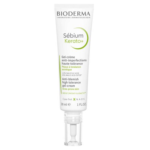 BIODERMA SEBIUM KERATO+ GEELKREEM AKNELISELE NAHALE 30ML