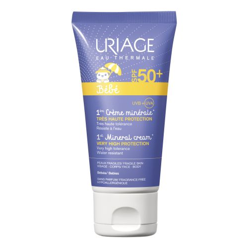 URIAGE BABY 1ST PÄIKESEKAITSE MINERAALKREEM SPF50 50ML