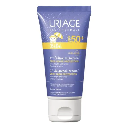 URIAGE BABY 1ST PÄIKESEKAITSE MINERAALKREEM SPF50 50ML