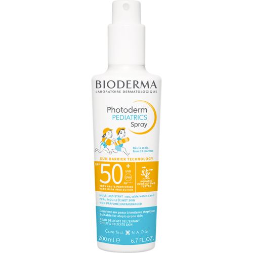 BIODERMA PHOTODERM PÄIKESEKAITSESPREI LASTELE SPF50+ 200ML