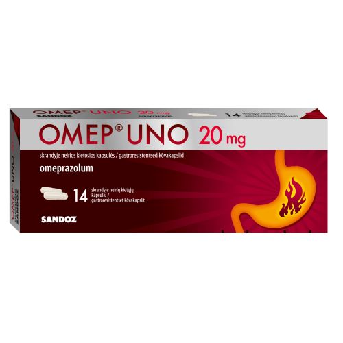 OMEP UNO GASTRORESIST KAPSEL 20MG N14