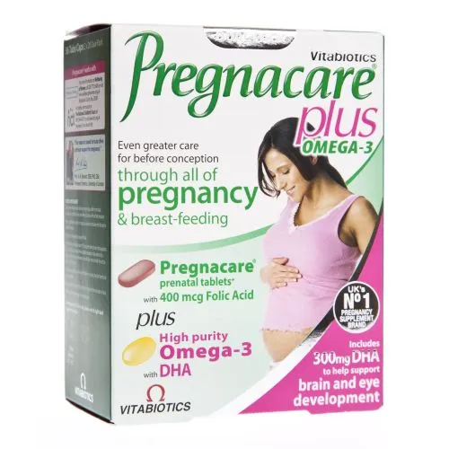 PREGNACARE PLUS OMEGA-3 DUAL PACK N28X2