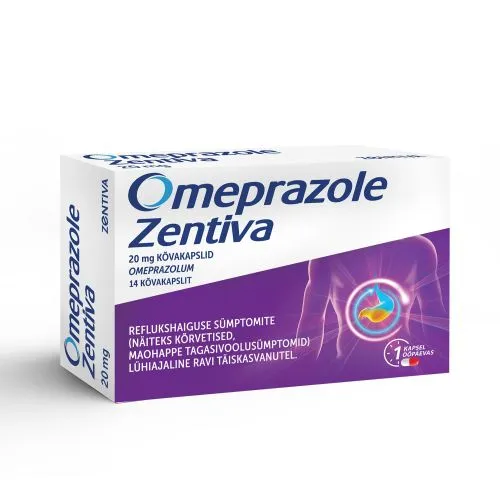 OMEPRAZOLE ZENTIVA CAPS 20MG N14