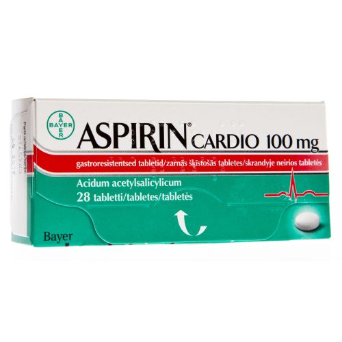 ASPIRIN CARDIO GASTRORESIST TBL 100MG N28