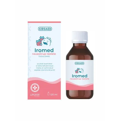 KIDSMED IROMED RAUASIIRUP LASTELE 120ML