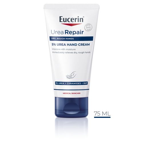 EUCERIN UREAREPAIR KÄTEKREEM 5% UREA 75ML