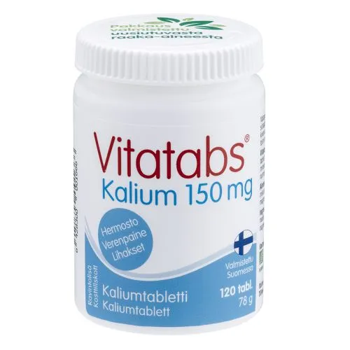 VITATABS KAALIUM TBL 150MG N120