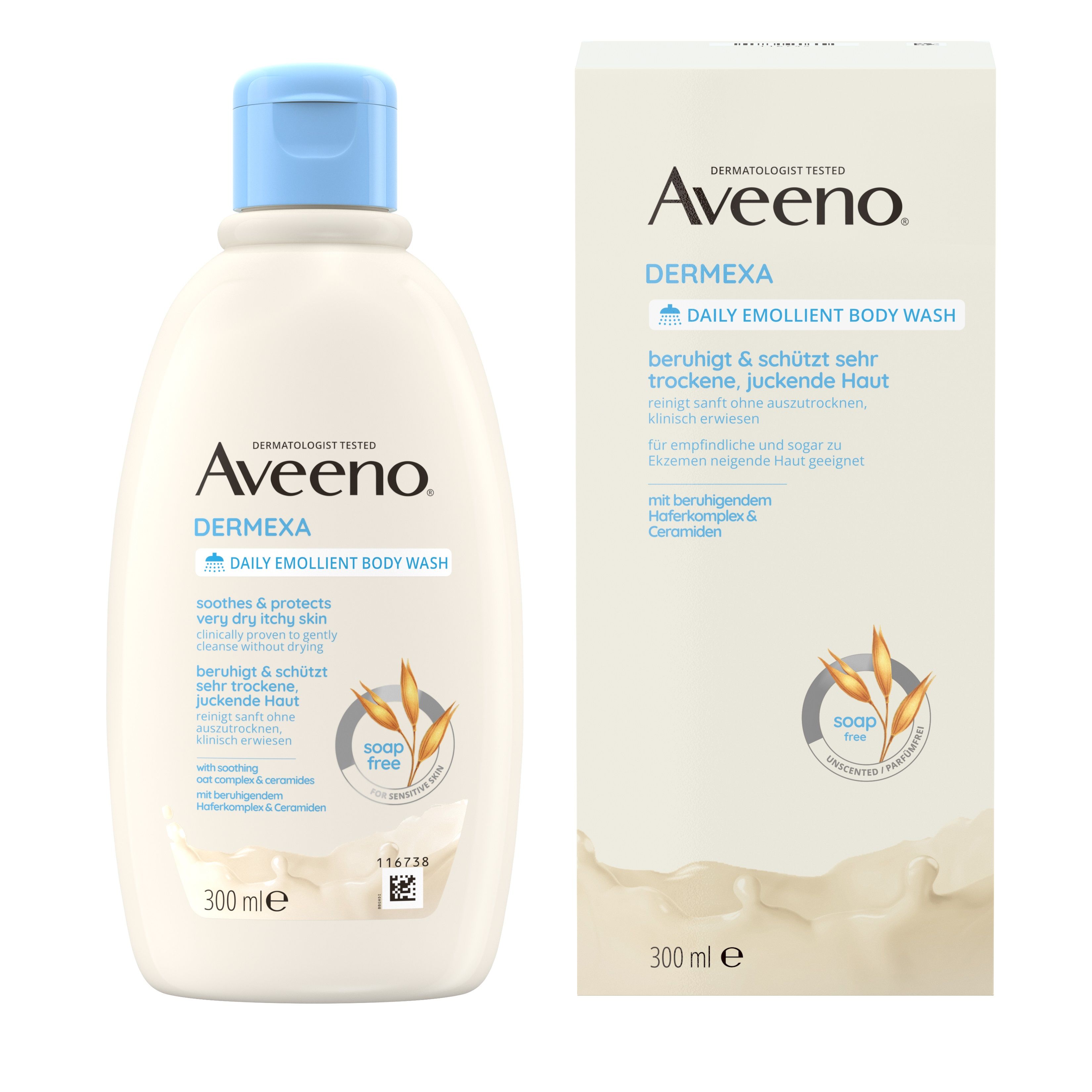 AVEENO DERMEXA DUSHIGEEL 300ML - Product Image 2