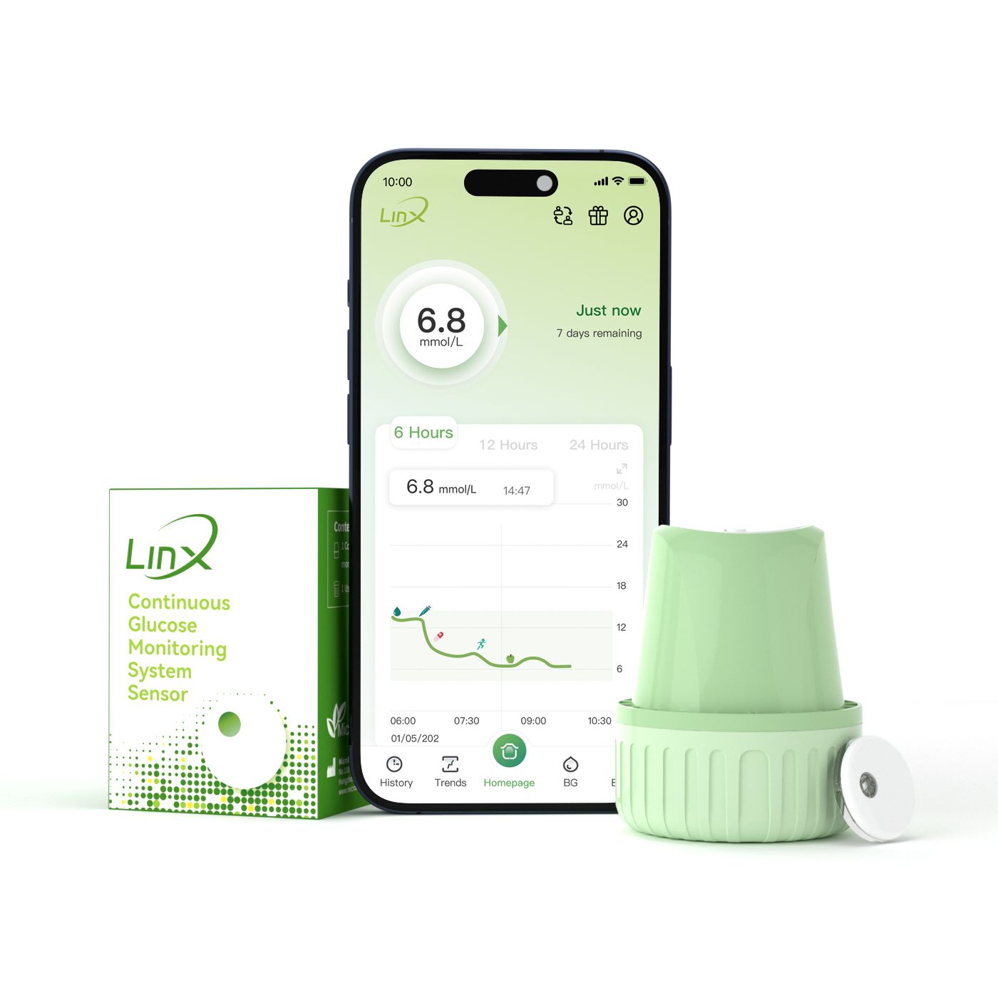 LINX PIDEVA GLÜKOOSIMONITOORINGU SÜSTEEMI SENSOR N1 - Product Image 2
