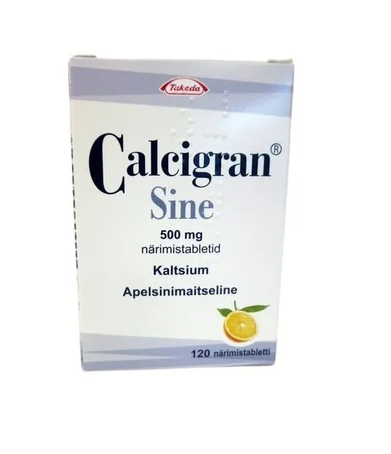 CALCIGRAN SINE NÄRIMISTBL 1250MG N120 - Product Image 2