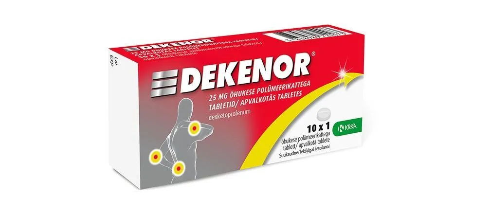 DEKENOR KATTEGA TBL 25MG N10 - Product Image 2