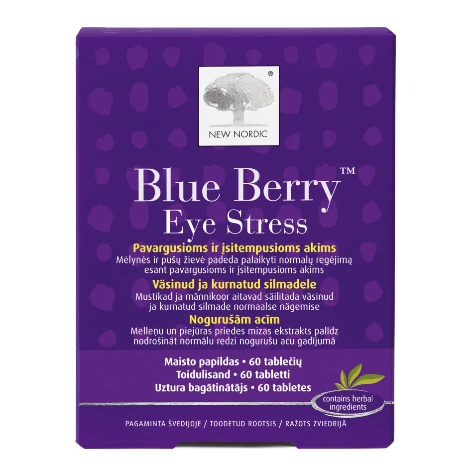 NEW NORDIC BLUE BERRY EYE STRESS TBL N60 - Product Image 2