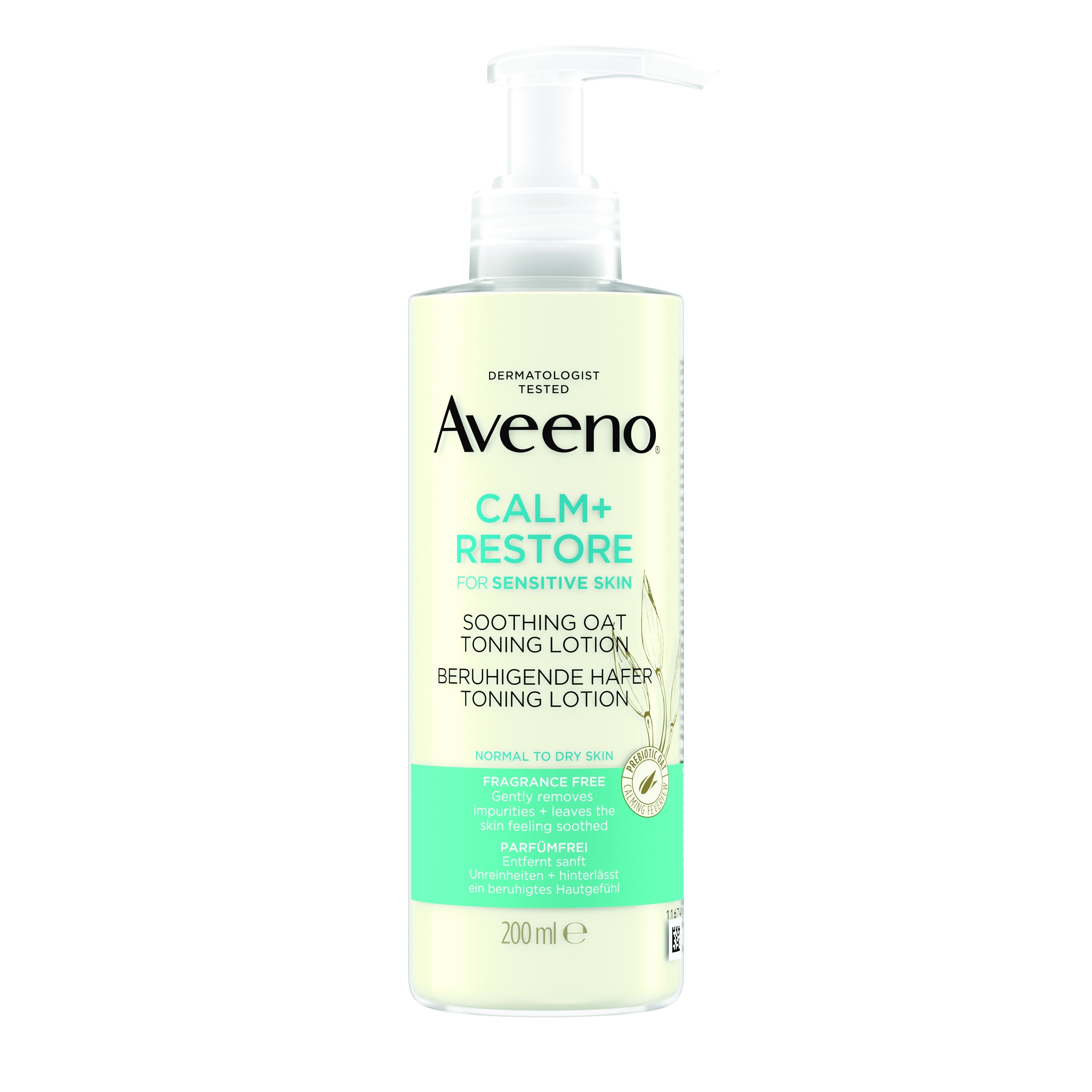 AVEENO CALM+RESTORE NÄOTOONIK 200ML - Product Image 2