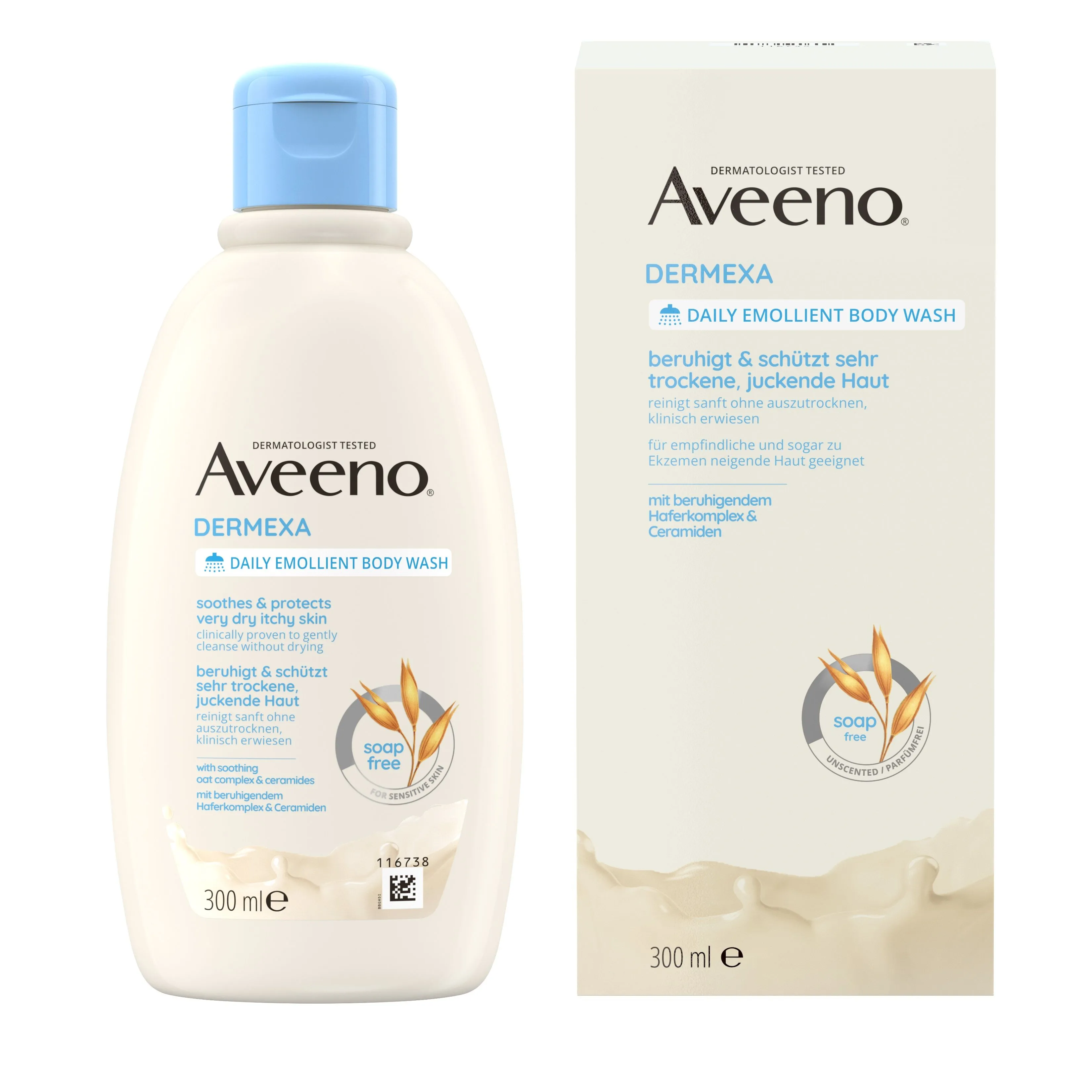 AVEENO DERMEXA DUSHIGEEL 300ML - Product Image 2