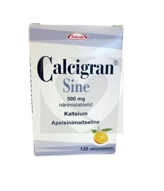 CALCIGRAN SINE NÄRIMISTBL 1250MG N120 - Product Image 2