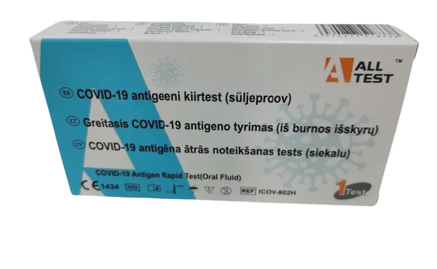 ANTIGEENI KIIRTEST COVID-19 ALLTEST SÜLJEST ISE TESTIMISEKS N1 - Product Image 2
