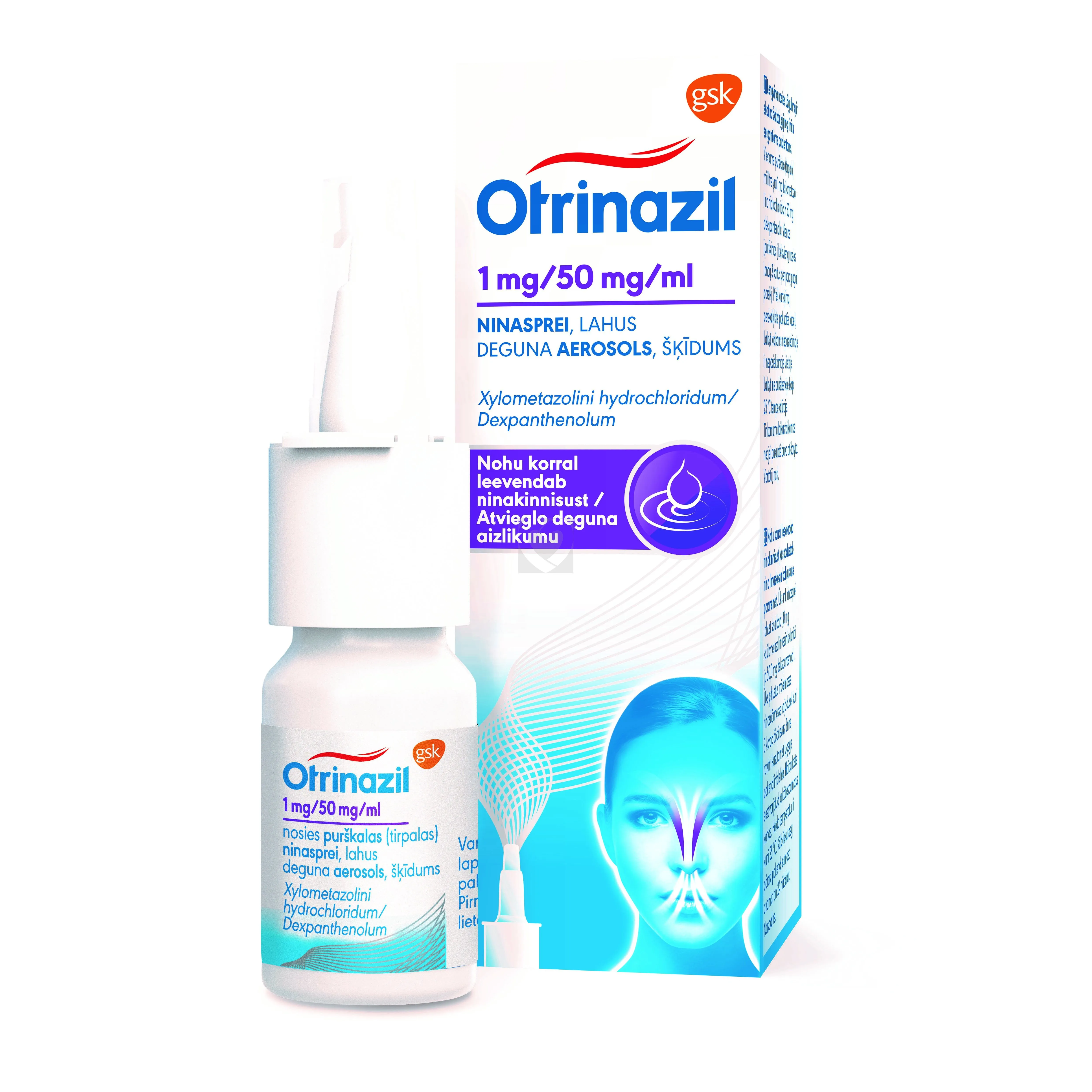 OTRINAZIL NINASPREI 1MG+50MG/ML 10ML N1 - Product Image 2