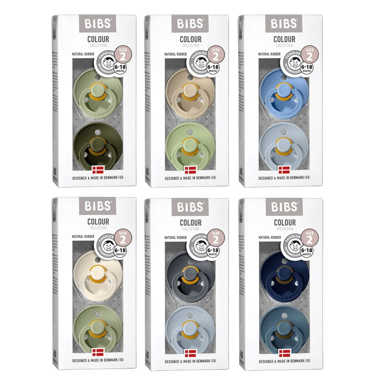 BIBS COLOUR RÕNGASLUTT 6-18 KUUD N2 VÄRVIVALIK 1 - Product Image