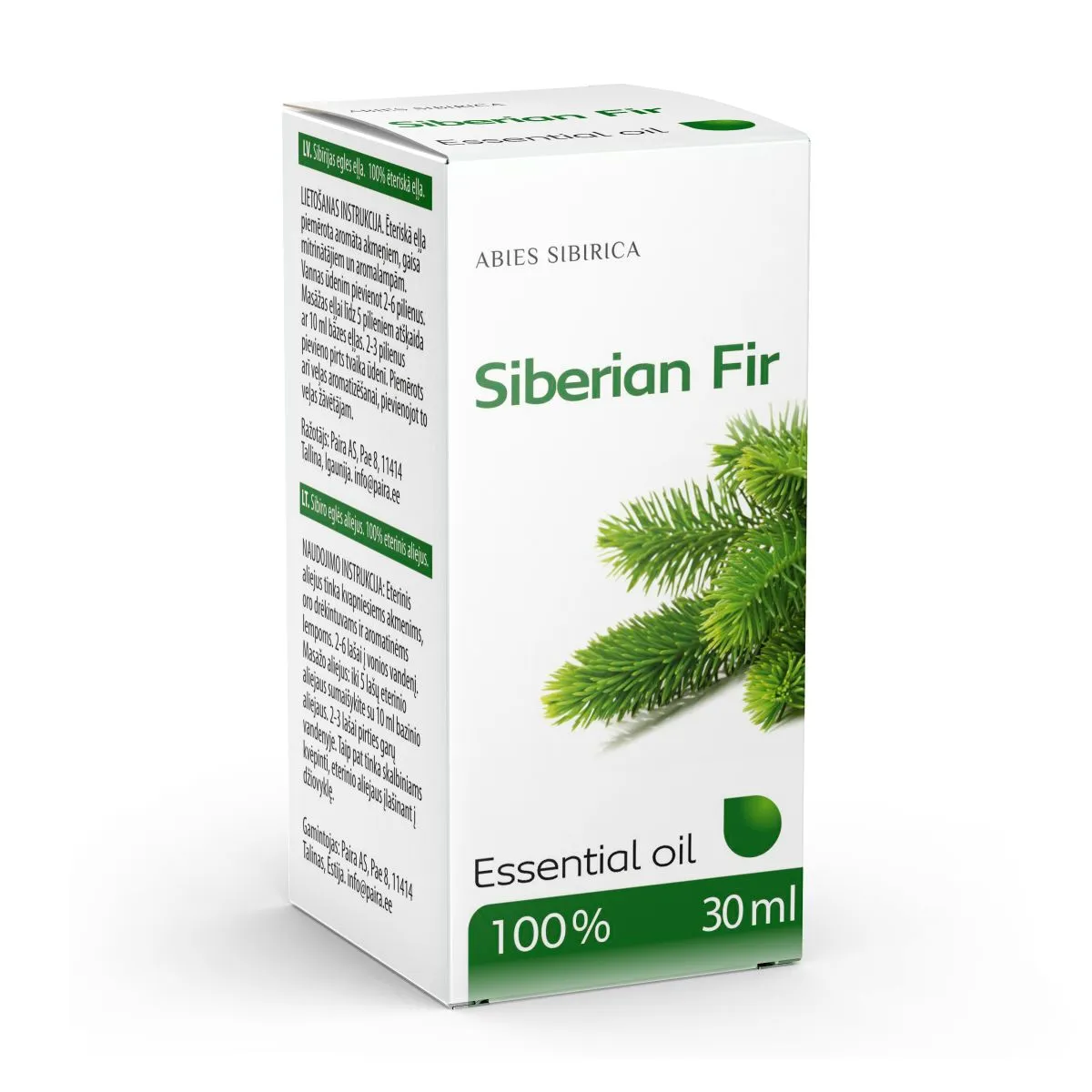 PAIRA SIBERI NULUÕLI 30ML - Product Image