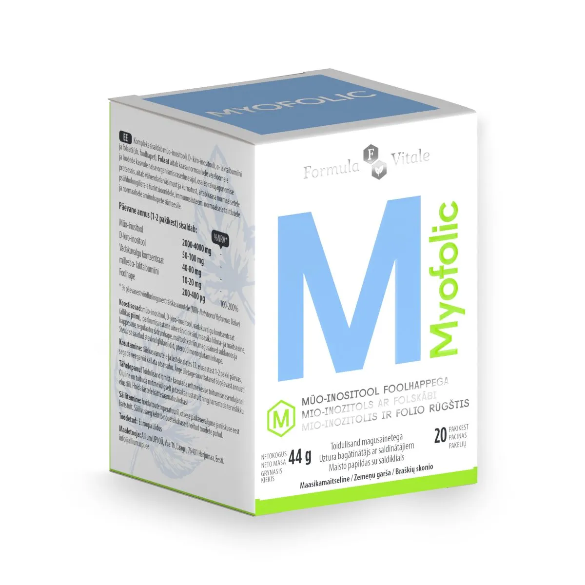 FORMULA VITALE MYOFOLIC PULBER N20 - Product Image