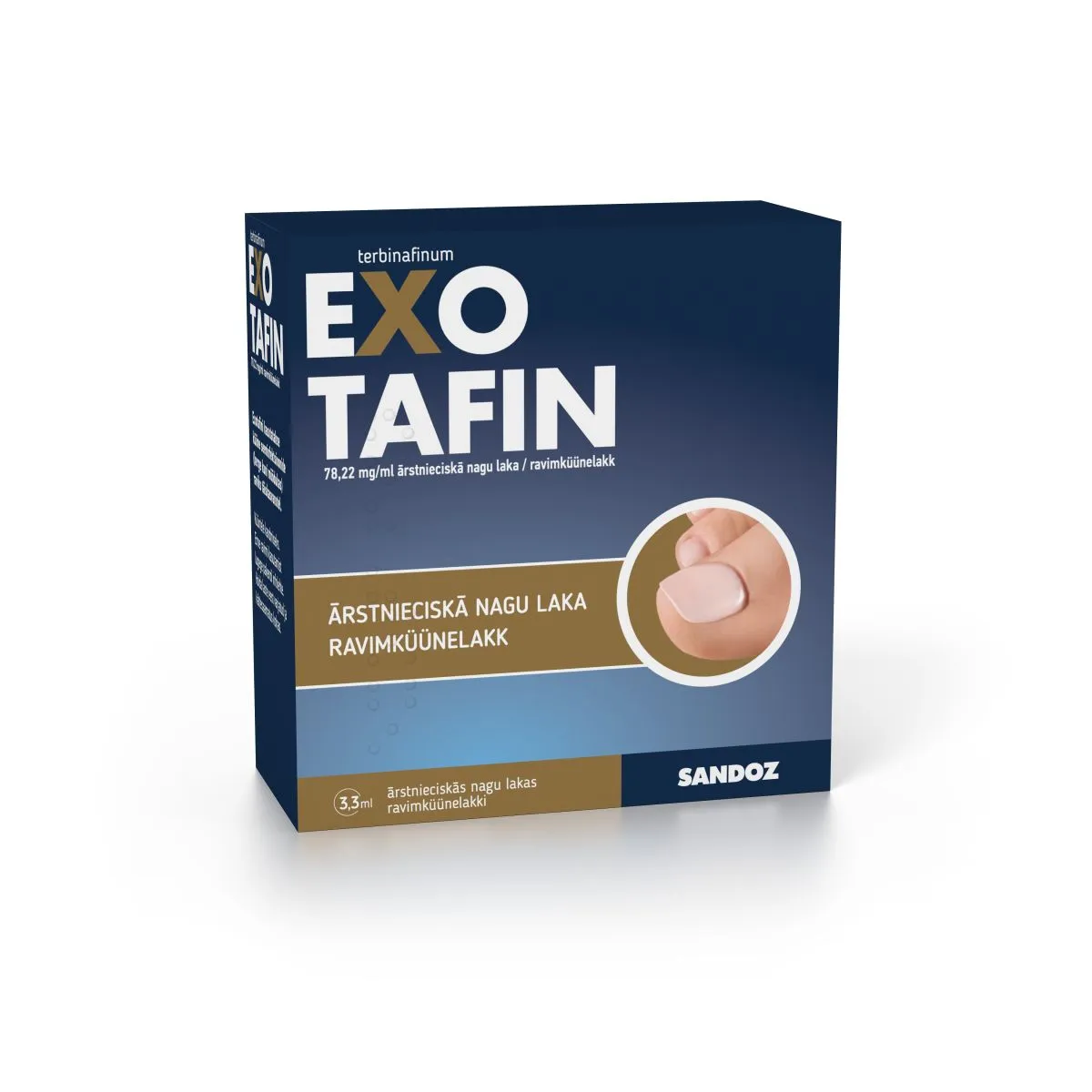 EXOTAFIN RAVIMKÜÜNELAKK 78,22MG/ML 3,3ML N1 - Product Image