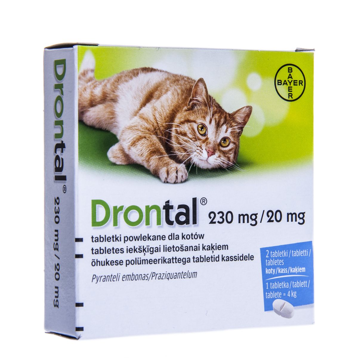 DRONTAL TABL 20MG+80MG N2 - Product Image