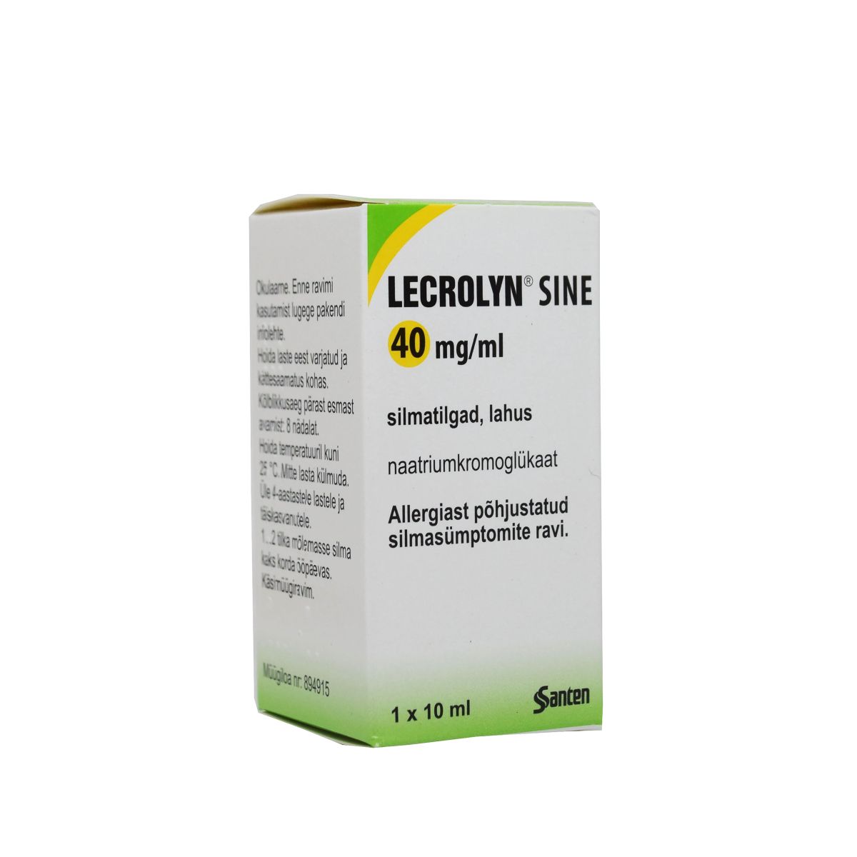 LECROLYN SINE SILMATILGAD 40MG/ML 10ML - Product Image
