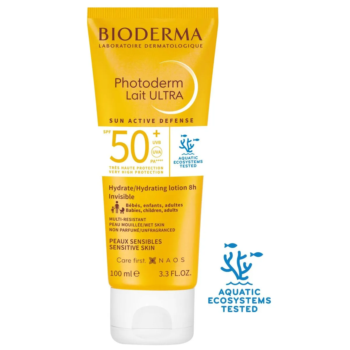 BIODERMA PHOTODERM LAIT ULTRA PÄIKESEKAITSEPIIM SPF50+ 100ML - Product Image