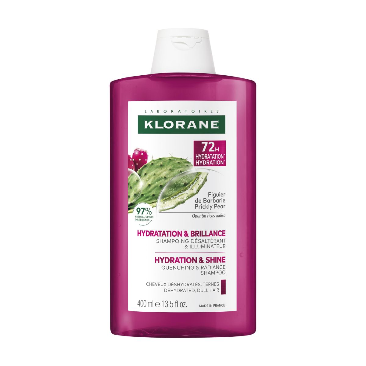 KLORANE SHAMPOON 72H NIISUTAV JA SÄRA ANDEV 400ML - Product Image