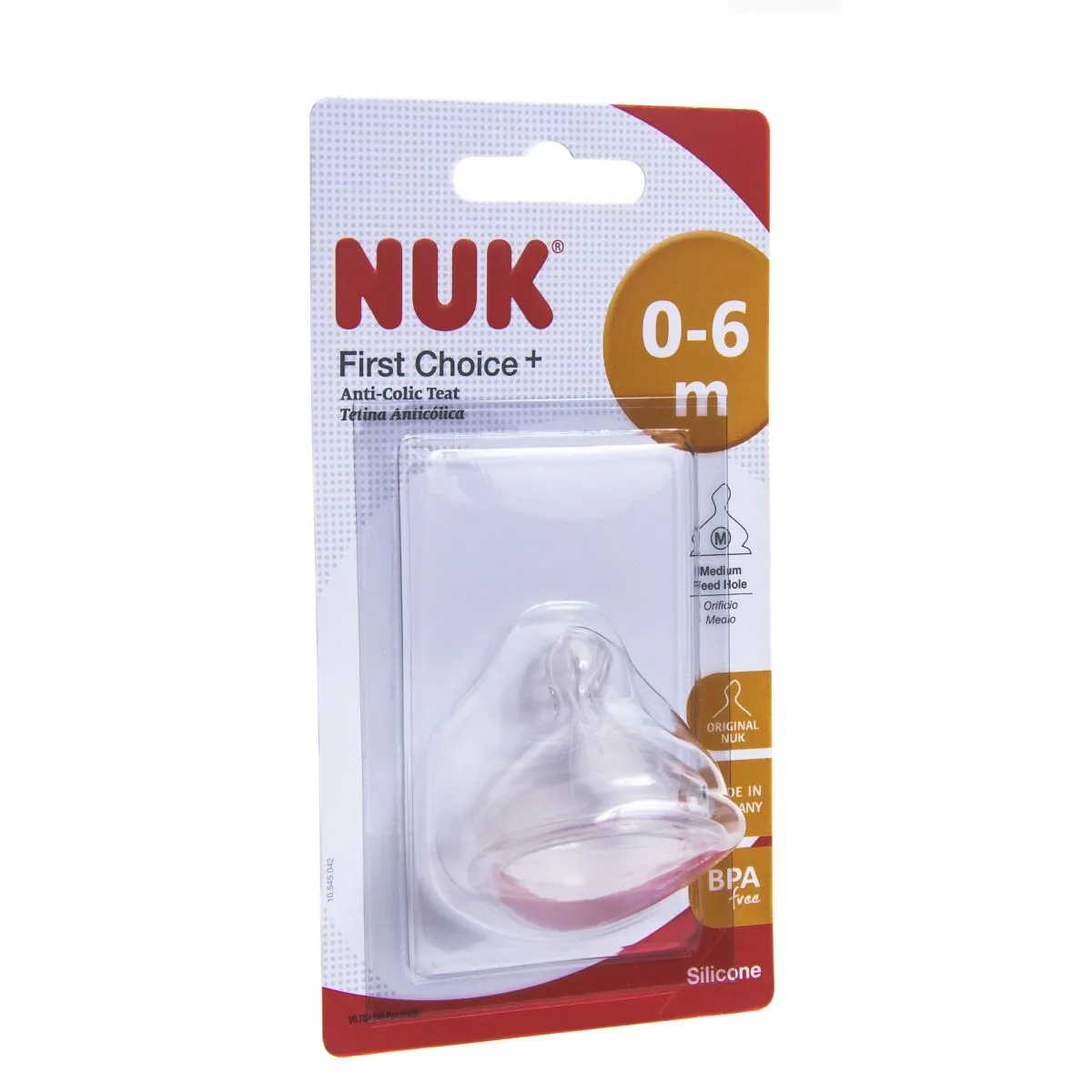 NUK FC+ PUDELILUTT 1 (PIIM, SILIK) 0-6 KUUD N1 - Product Image
