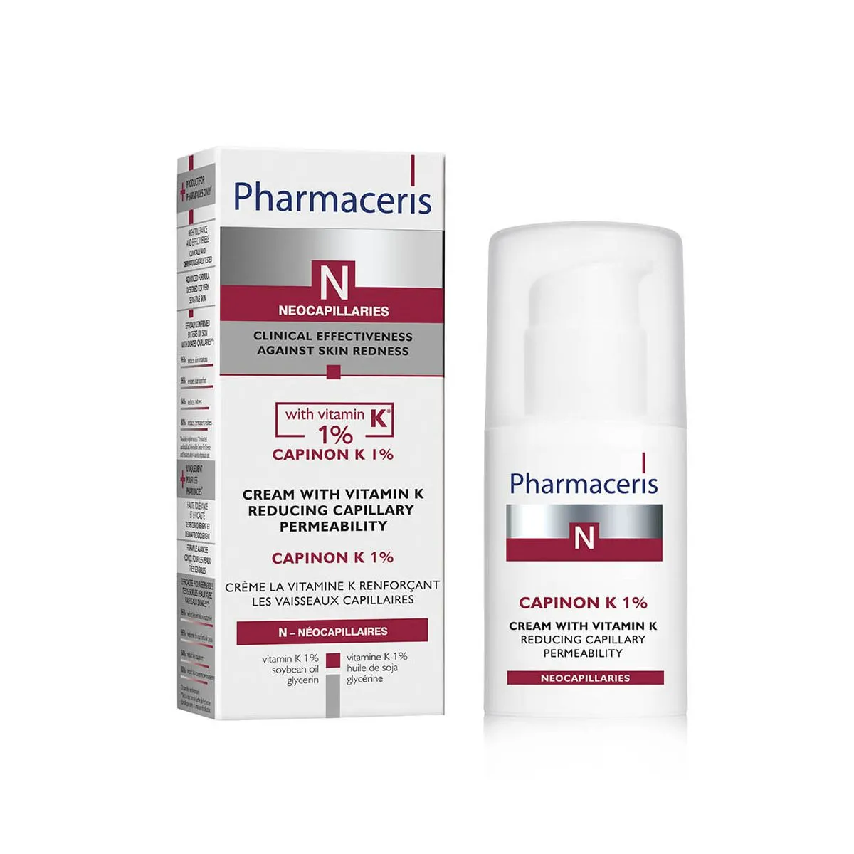PHARMACERIS N NÄOKREEM K-VITAMIINIGA 30ML - Product Image