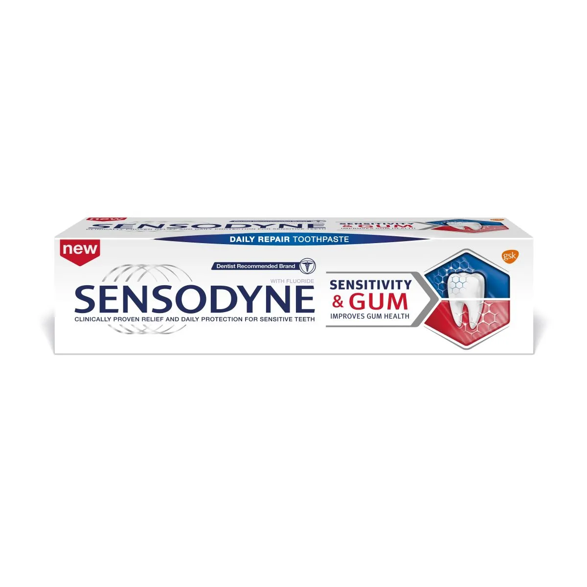 SENSODYNE HAMBAPASTA KAHEKORDNE LEEVENDUS 75ML - Product Image