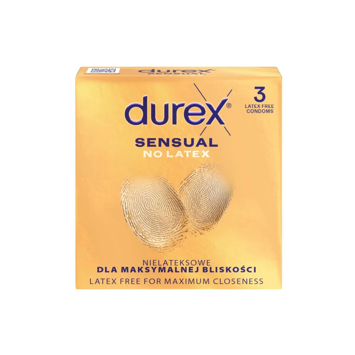 DUREX KONDOOMID SENSUAL NO LATEX N3 - Product Image