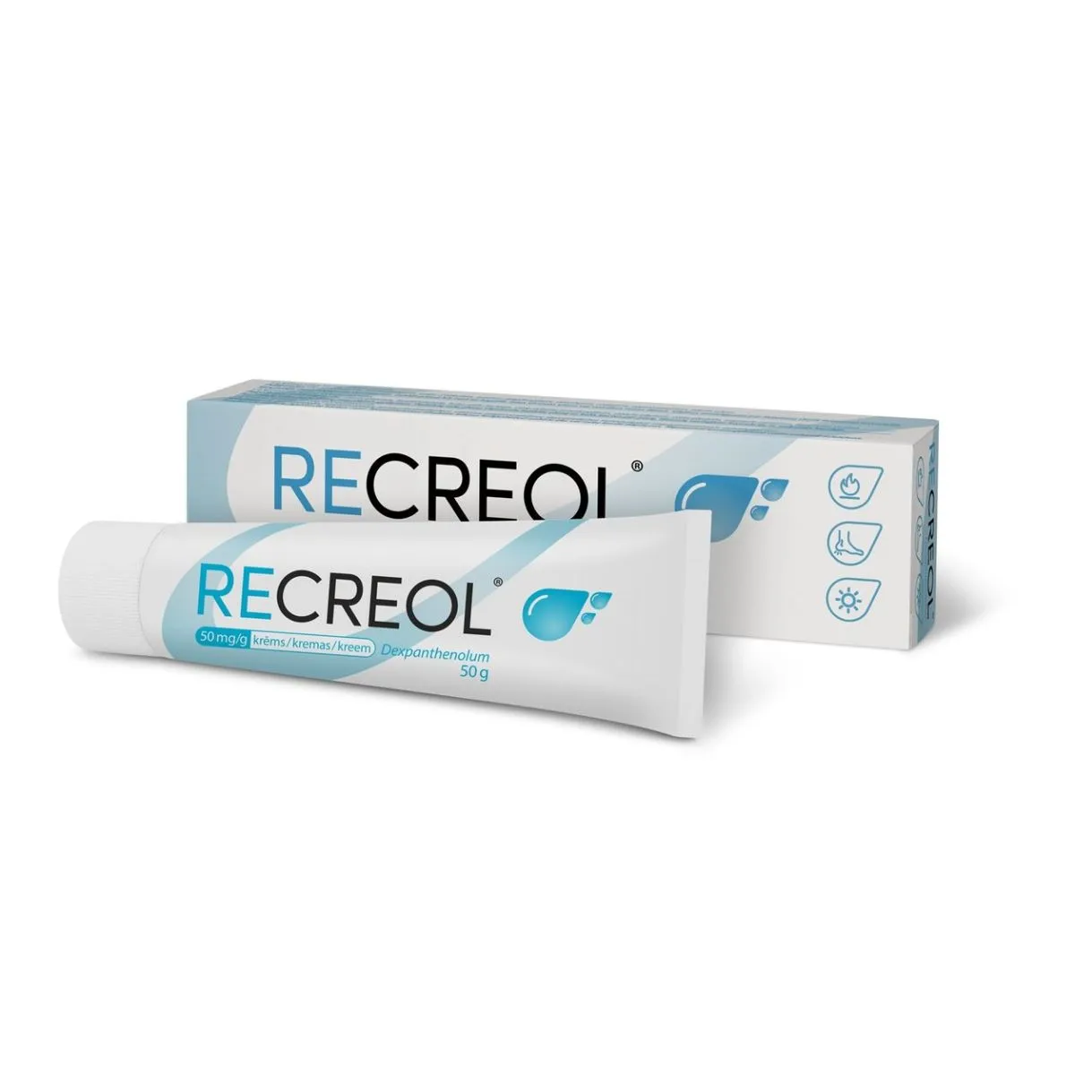 RECREOL KREEM 50MG/G 50G - Product Image