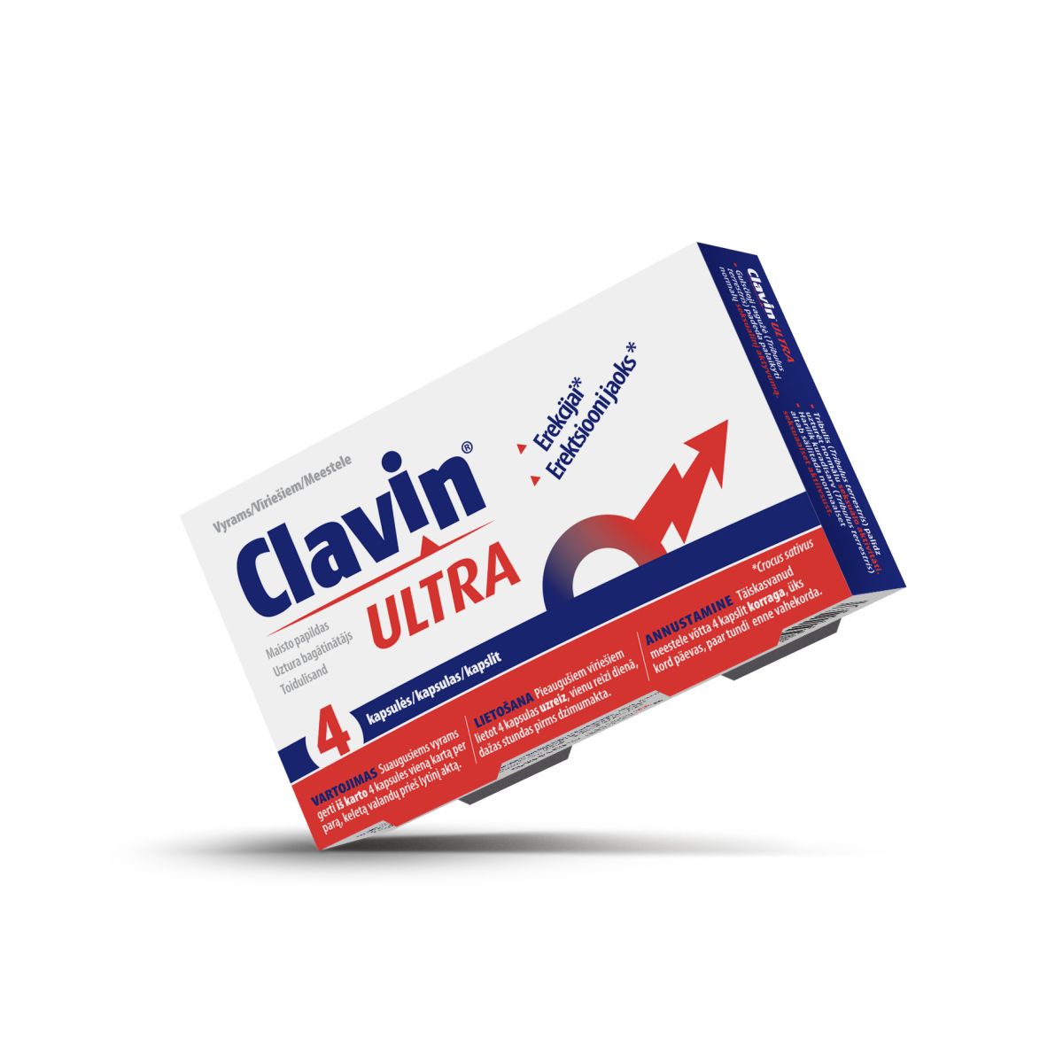CLAVIN ULTRA KAPSLID MEESTELE N4 - Product Image