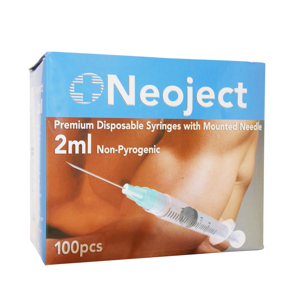 SÜSTAL NÕELAGA NEOJECT 2ML 3 OSALINE (23G) N100 /LUER LOCK/ - Product Image